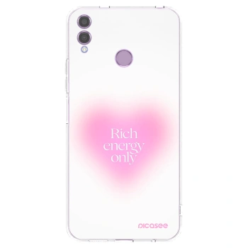 Picasee Honor 8X Hülle - Transparentes Silikon - Rich Energy