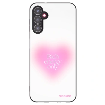 Picasee Samsung Galaxy A14 4G A145R Hülle - Schwarzes Silikon - Rich Energy