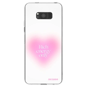 Picasee Samsung Galaxy S8 G950F Hülle - Transparentes Silikon - Rich Energy