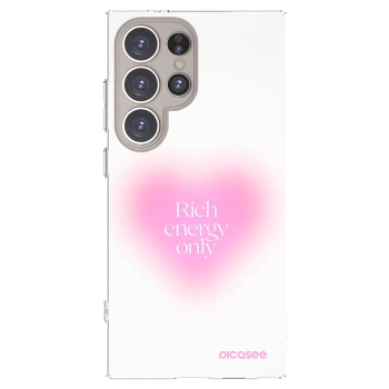 Picasee Samsung Galaxy S24 Ultra S928B 5G Hülle - Transparentes Silikon - Rich Energy