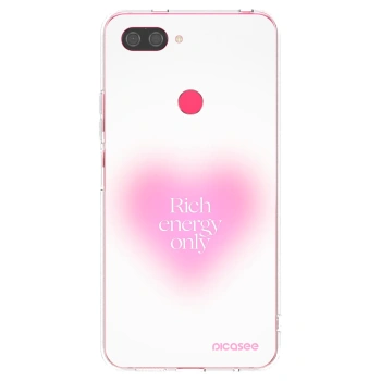 Picasee Xiaomi Mi 8 Lite Hülle - Transparentes Silikon - Rich Energy