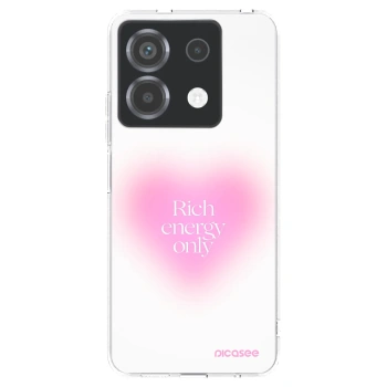 Picasee Xiaomi Poco X6 Hülle - Transparentes Silikon - Rich Energy
