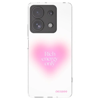 Picasee Xiaomi Redmi Note 13 Pro 4G Hülle - Transparentes Silikon - Rich Energy