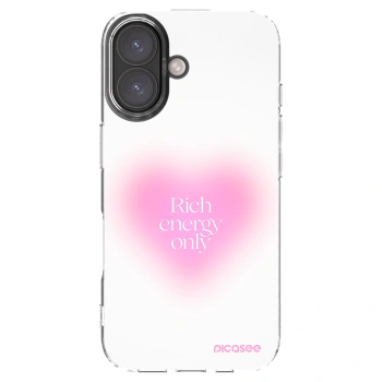 Picasee Apple iPhone 16 Hülle - Transparentes Silikon - Rich Energy