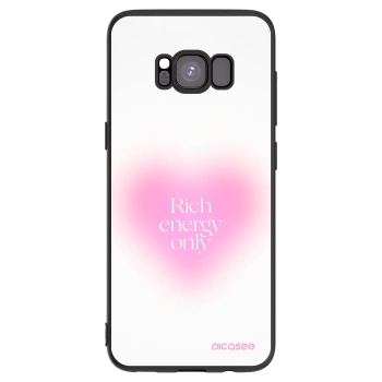 Picasee Samsung Galaxy S8 G950F Hülle - Schwarzes Silikon - Rich Energy