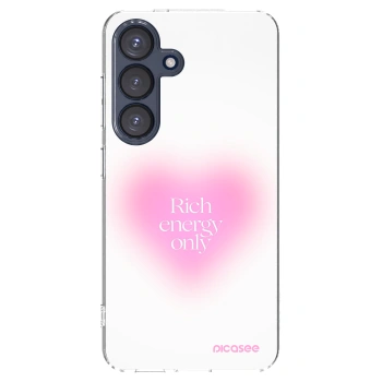 Picasee Samsung Galaxy S25 5G Hülle - Transparentes Silikon - Rich Energy