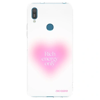 Picasee Huawei Y7 2019 Hülle - Transparentes Silikon - Rich Energy