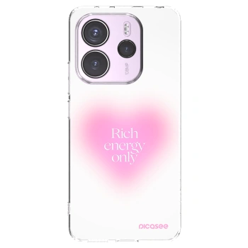 Picasee Xiaomi Redmi Note 14 4G Hülle - Transparentes Silikon - Rich Energy