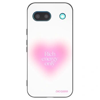 Picasee Google Pixel 8a Hülle - Schwarzes Silikon - Rich Energy