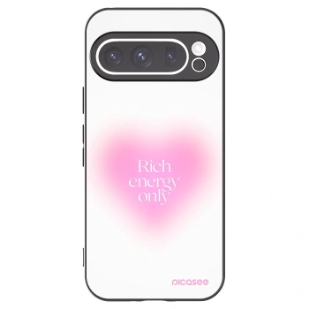 Picasee Google Pixel 9 Pro Hülle - Schwarzes Silikon - Rich Energy