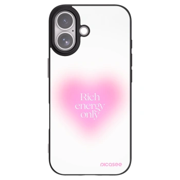 Picasee Apple iPhone 17 Hülle - Schwarzes Silikon - Rich Energy