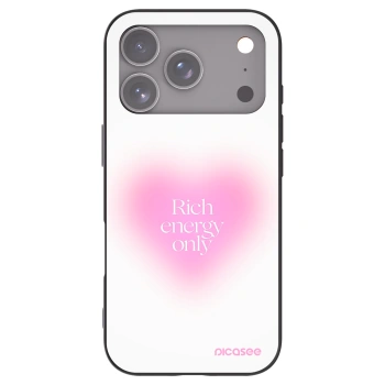 Picasee Apple iPhone 17 Pro Hülle - Schwarzes Silikon - Rich Energy