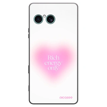 Picasee Sony Xperia 10 VII Hülle - Schwarzes Silikon - Rich Energy