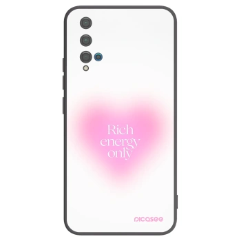 Picasee Huawei Nova 5T Hülle - Schwarzes Silikon - Rich Energy