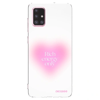 Picasee Samsung Galaxy A71 A715F Hülle - Transparentes Silikon - Rich Energy