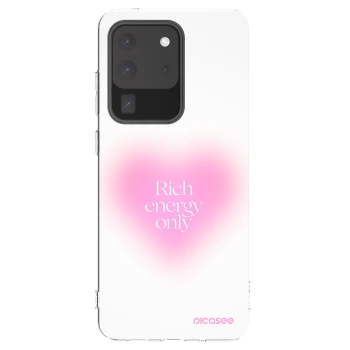 Picasee Samsung Galaxy S20 Ultra 5G G988F Hülle - Transparentes Silikon - Rich Energy
