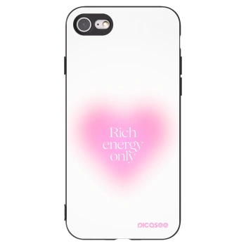 Picasee Apple iPhone SE 2020 Hülle - Schwarzes Silikon - Rich Energy