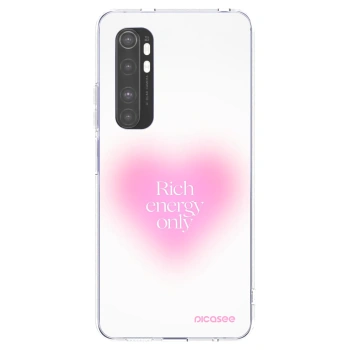 Picasee Xiaomi Mi Note 10 Lite Hülle - Transparentes Silikon - Rich Energy