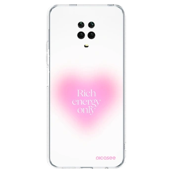 Picasee Xiaomi Redmi Note 9S Hülle - Transparentes Silikon - Rich Energy