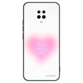 Picasee Xiaomi Redmi Note 9S Hülle - Schwarzes Silikon - Rich Energy