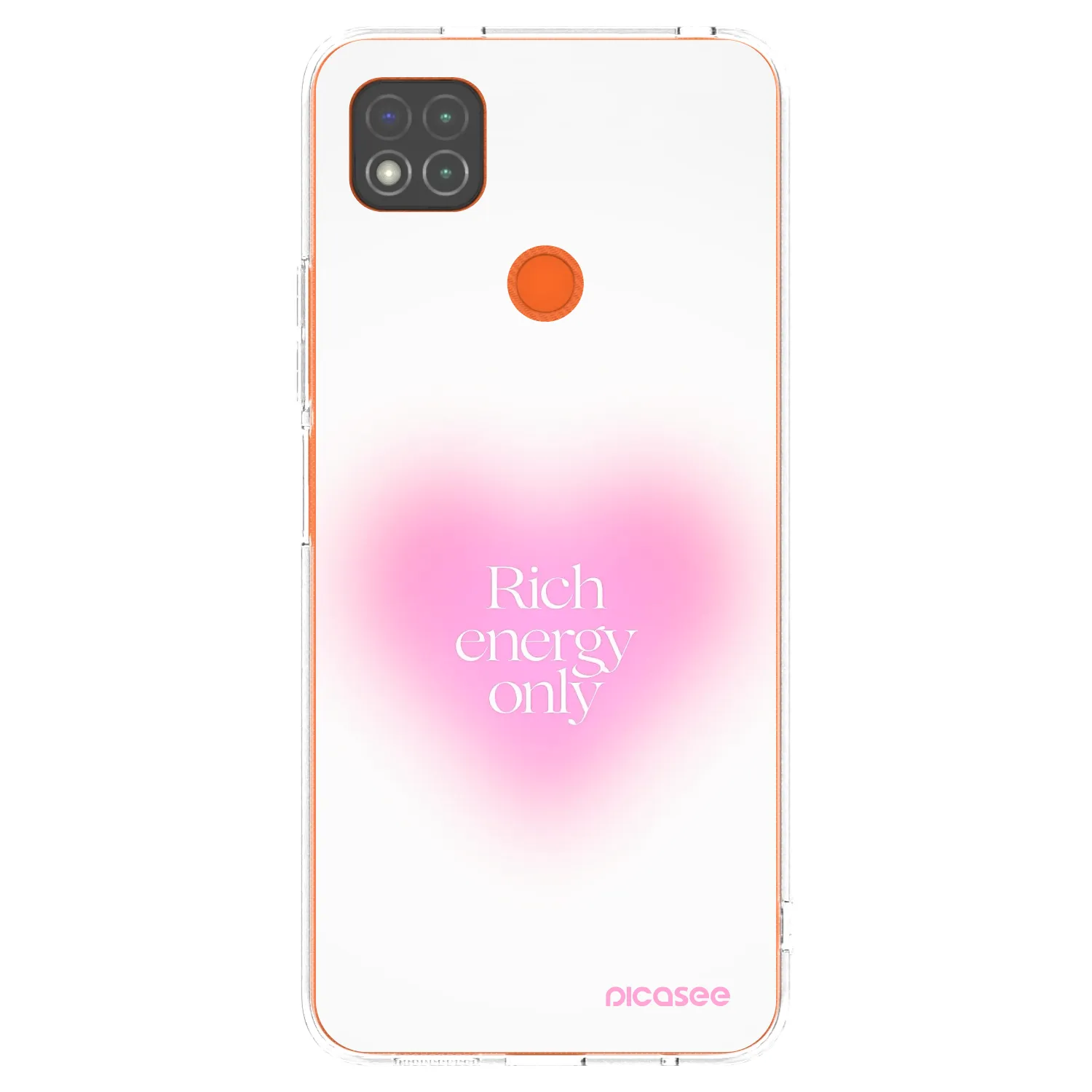 Picasee Xiaomi Redmi 9C Hülle - Transparentes Silikon - Rich Energy