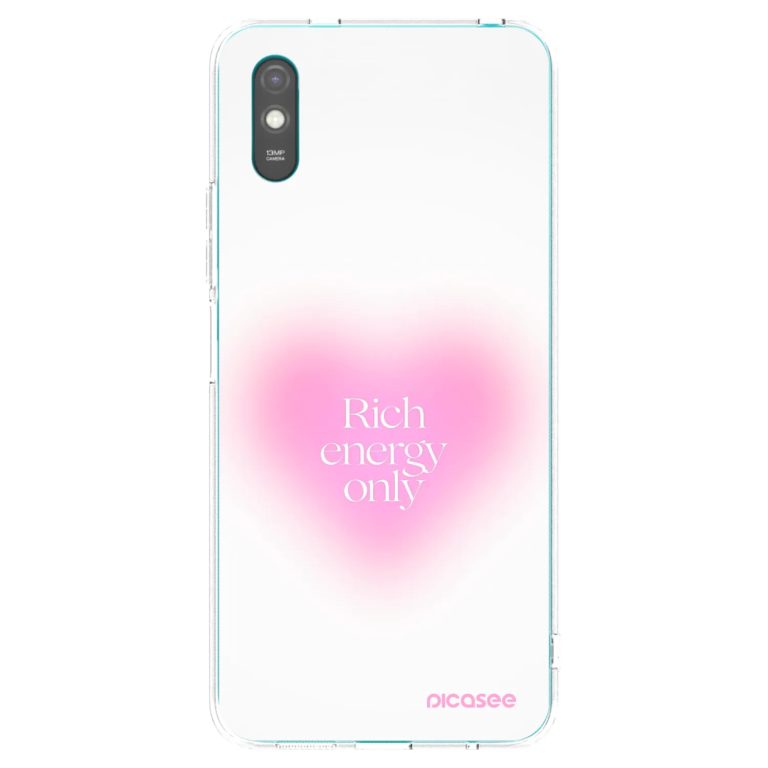 Picasee Xiaomi Redmi 9A Hülle - Transparentes Silikon - Rich Energy