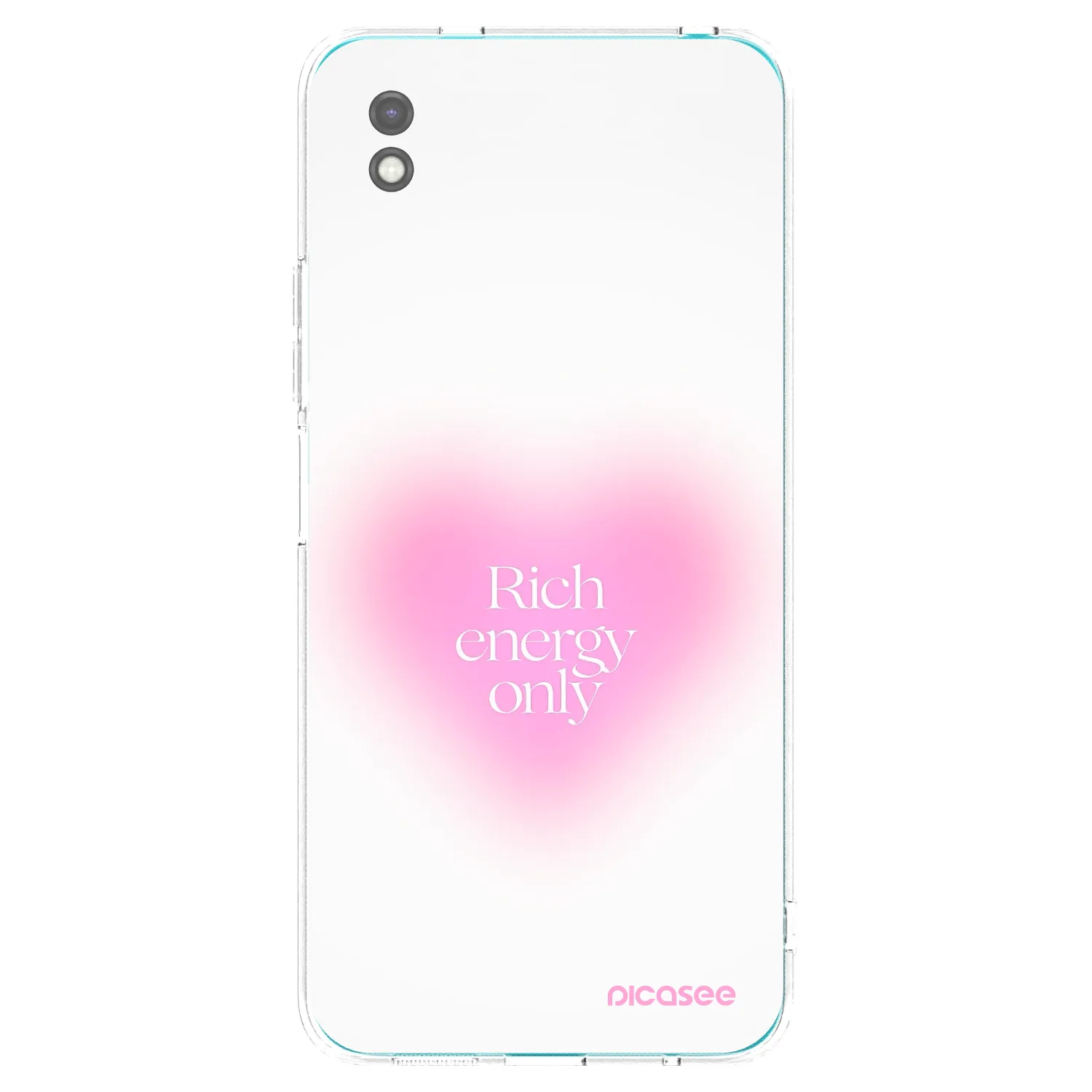 Picasee Xiaomi Redmi 9A Hülle - Schwarzes Silikon - Rich Energy