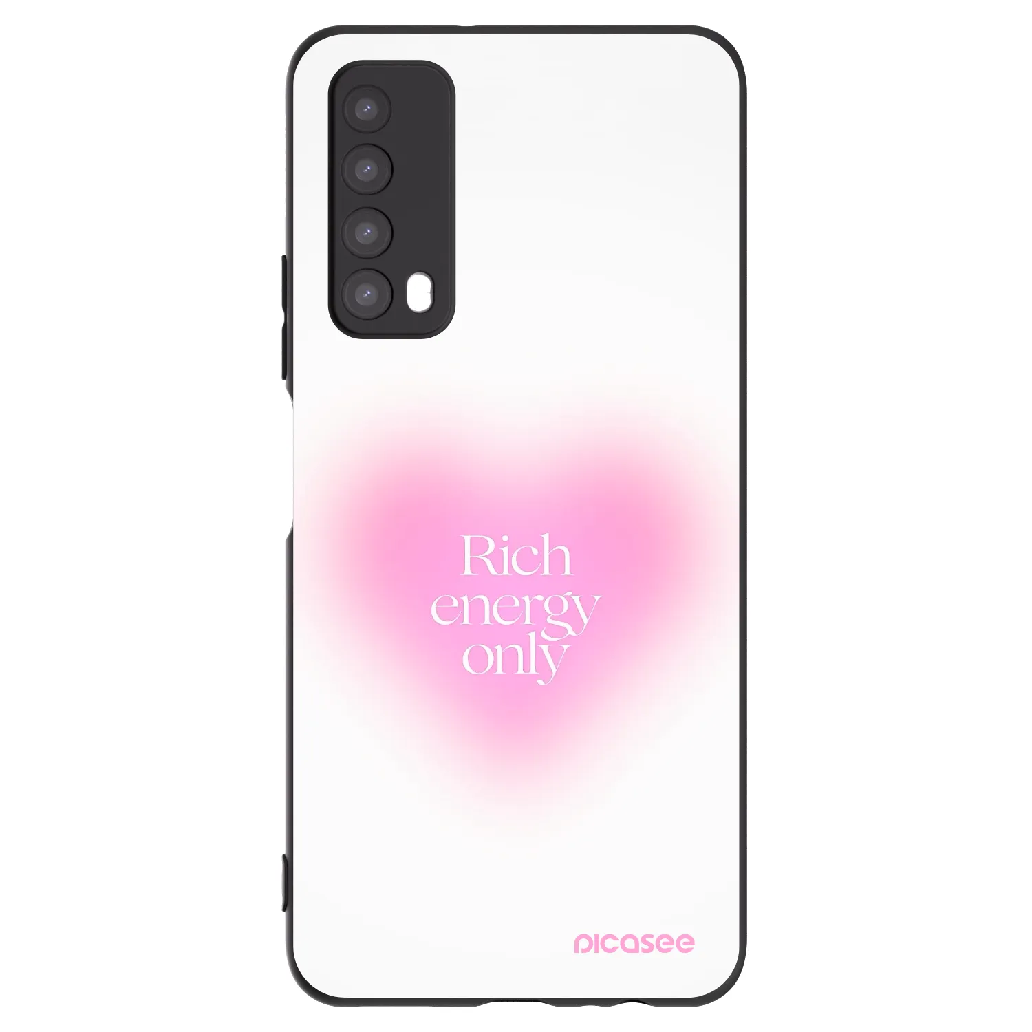 Picasee Huawei P Smart 2021 Hülle - Schwarzes Silikon - Rich Energy