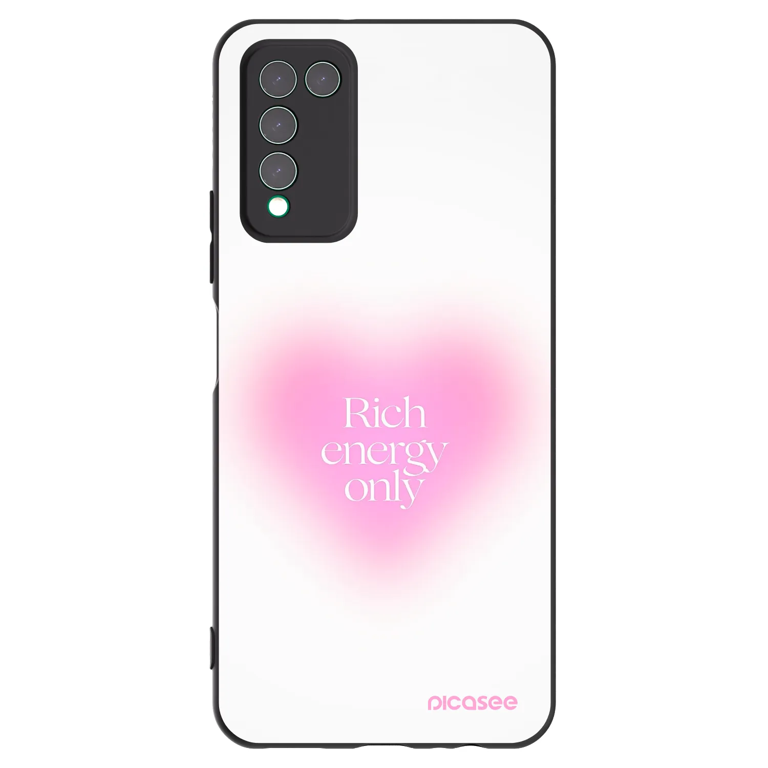 Picasee Honor 10X Lite Hülle - Schwarzes Silikon - Rich Energy