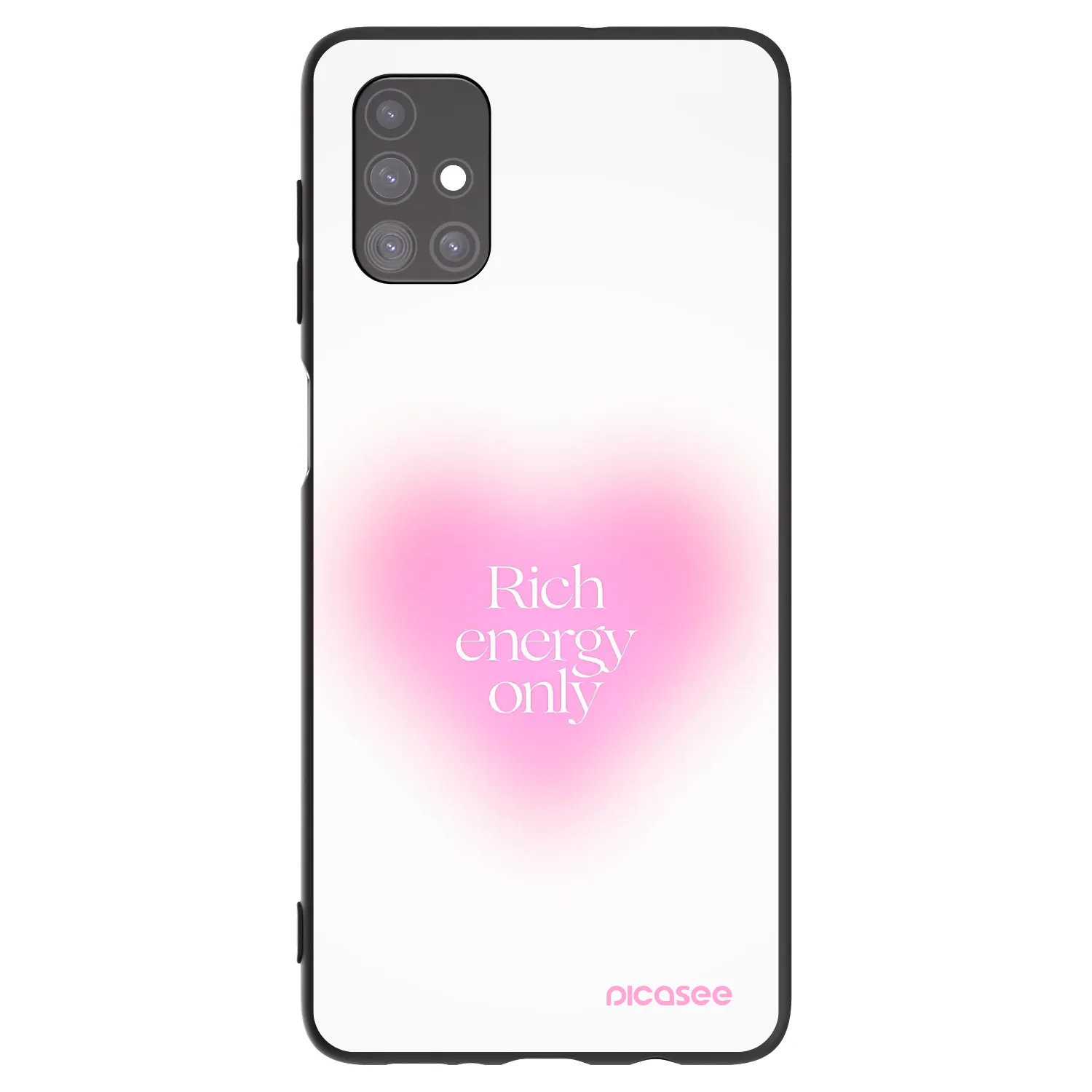 Picasee Samsung Galaxy M51 M515F Hülle - Schwarzes Silikon - Rich Energy