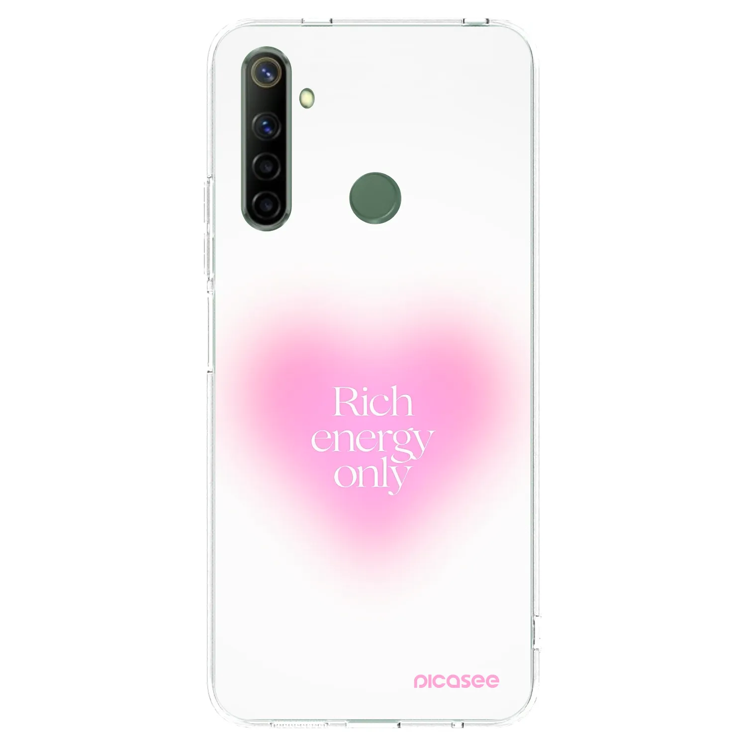 Picasee Realme 6i Hülle - Transparentes Silikon - Rich Energy