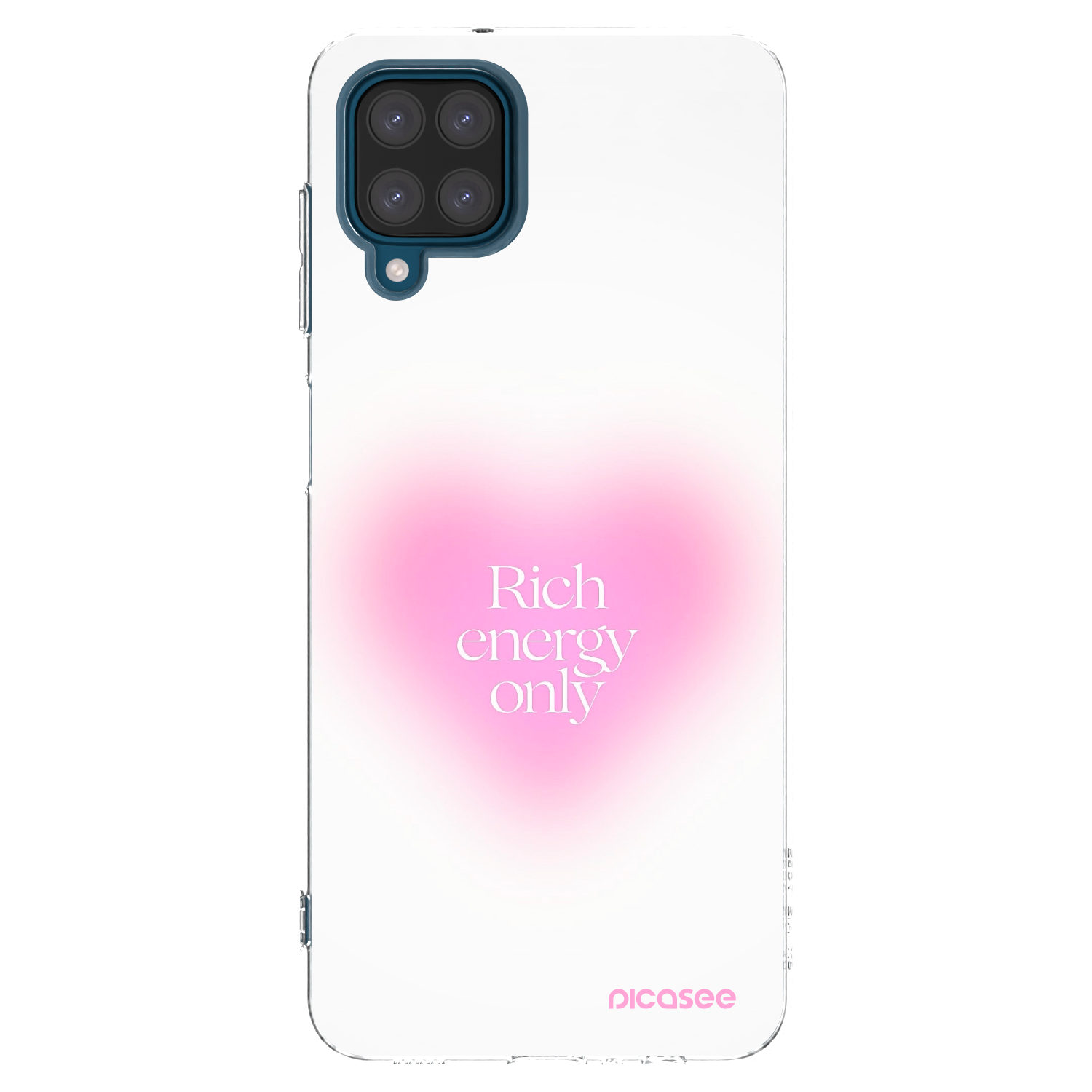 Picasee Samsung Galaxy A12 A125F Hülle - Transparentes Silikon - Rich Energy