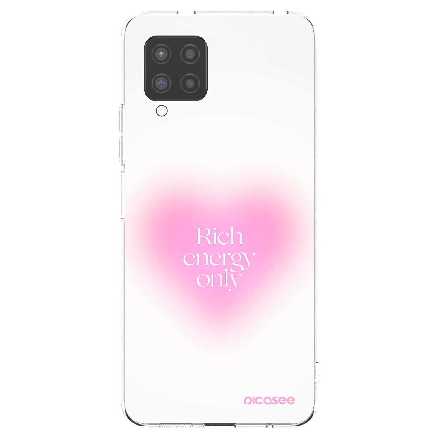 Picasee Samsung Galaxy A42 A426B Hülle - Transparentes Silikon - Rich Energy