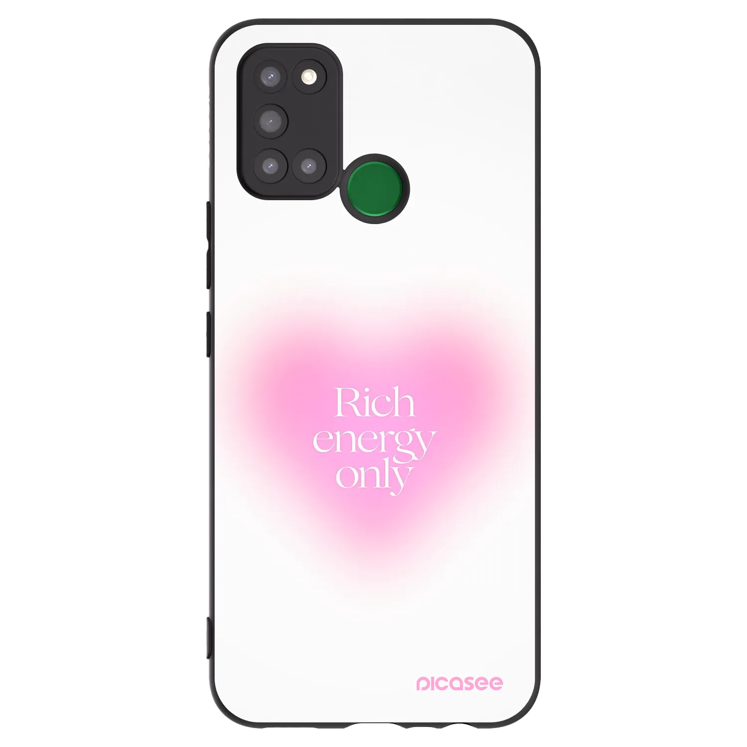 Picasee Realme 7i Hülle - Schwarzes Silikon - Rich Energy