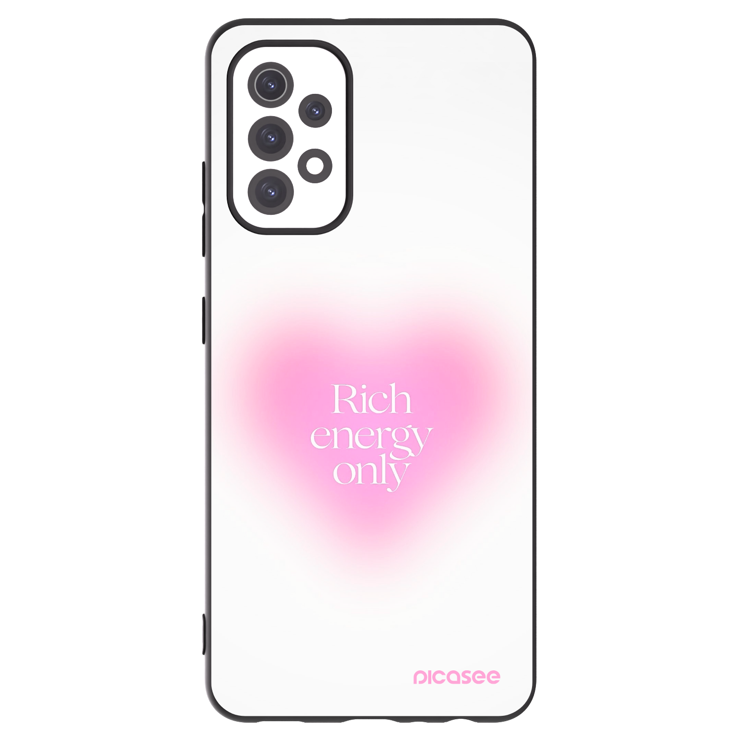 Picasee Samsung Galaxy A32 5G A326B Hülle - Schwarzes Silikon - Rich Energy