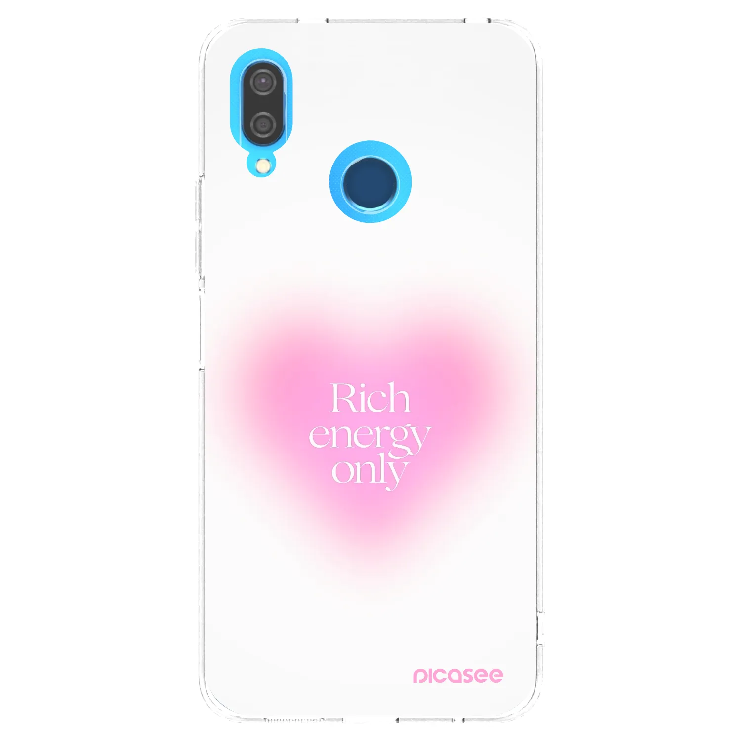 Picasee Huawei P20 Lite Hülle - Transparentes Silikon - Rich Energy