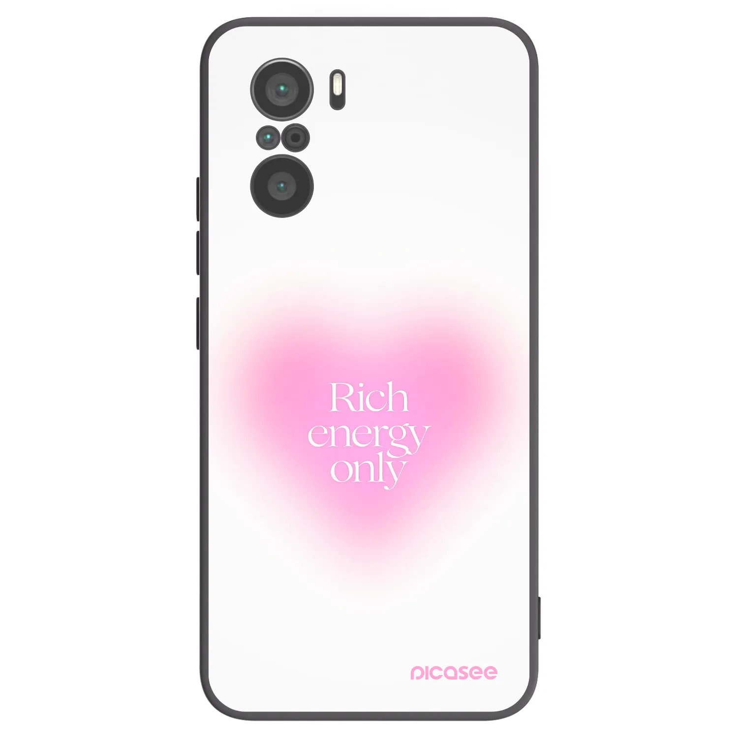 Picasee Xiaomi Poco F3 Hülle - Schwarzes Silikon - Rich Energy