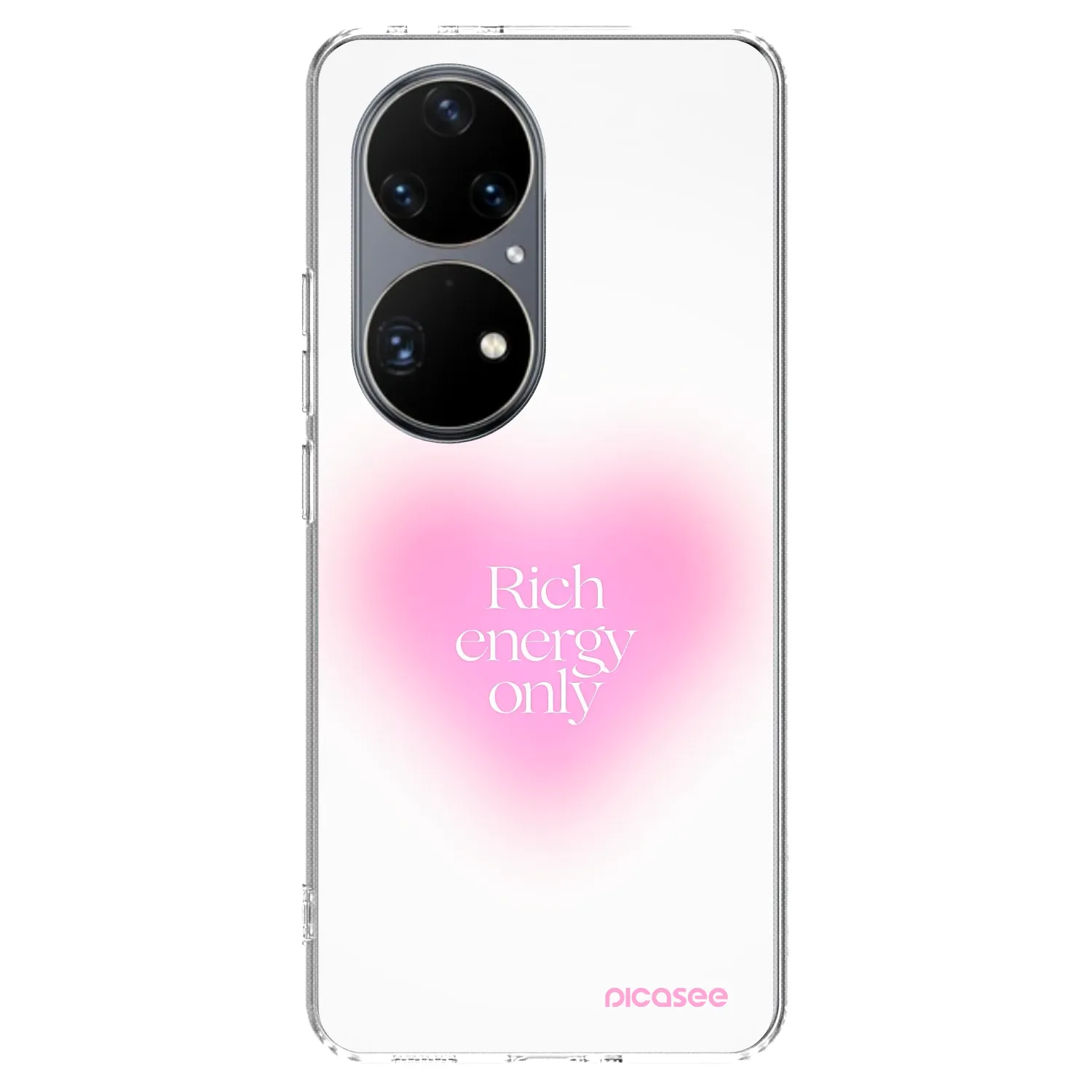 Picasee Huawei P50 Hülle - Transparentes Silikon - Rich Energy