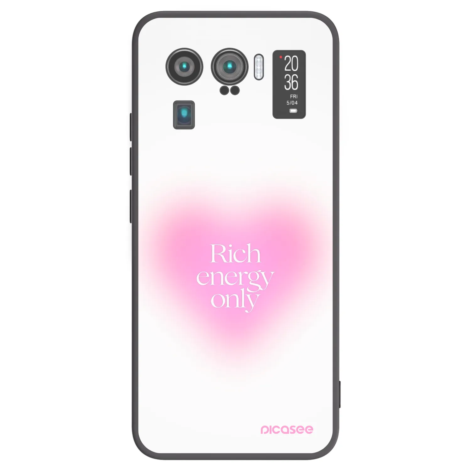 Picasee Xiaomi Mi 11 Ultra Hülle - Schwarzes Silikon - Rich Energy