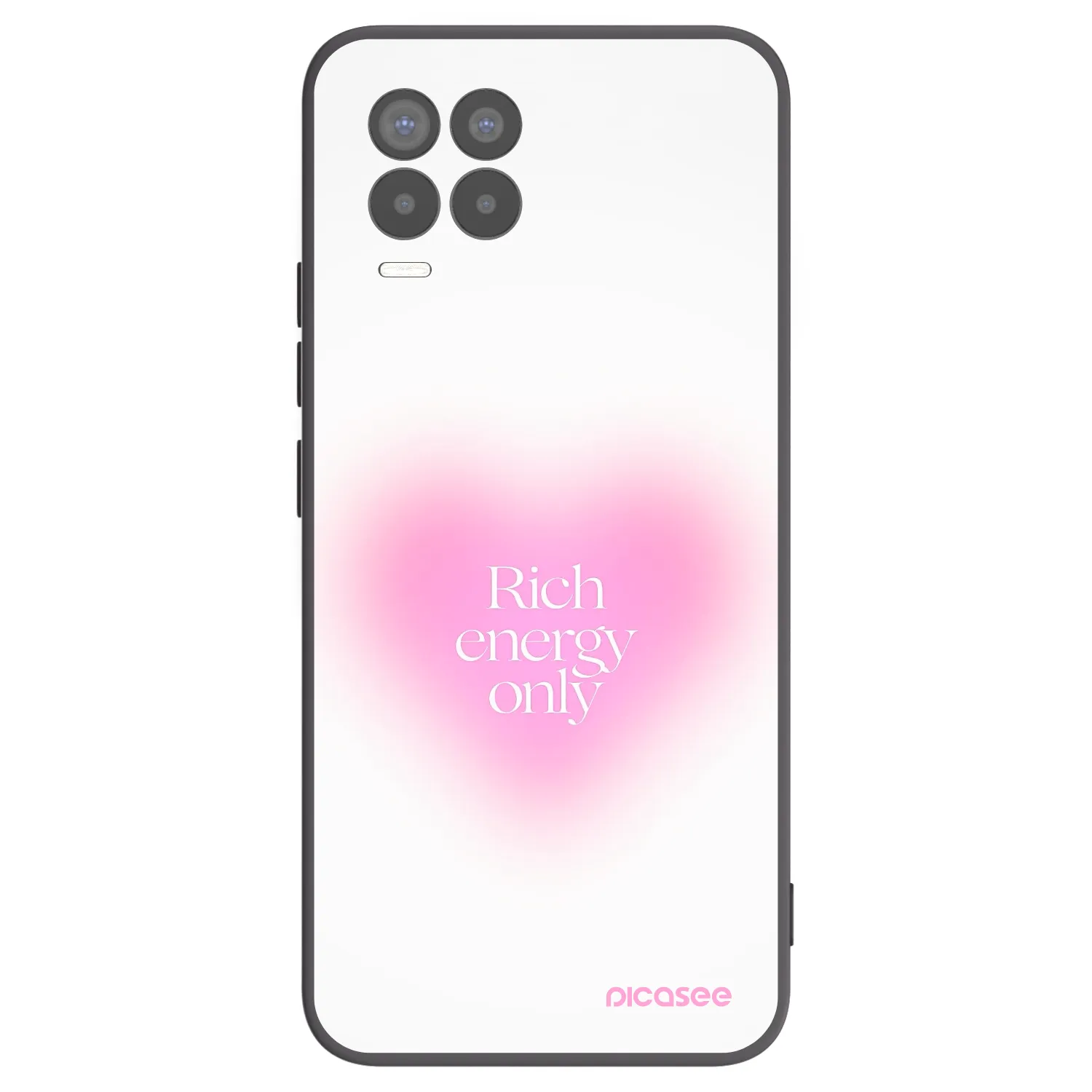 Picasee Realme 8 4G Hülle - Schwarzes Silikon - Rich Energy