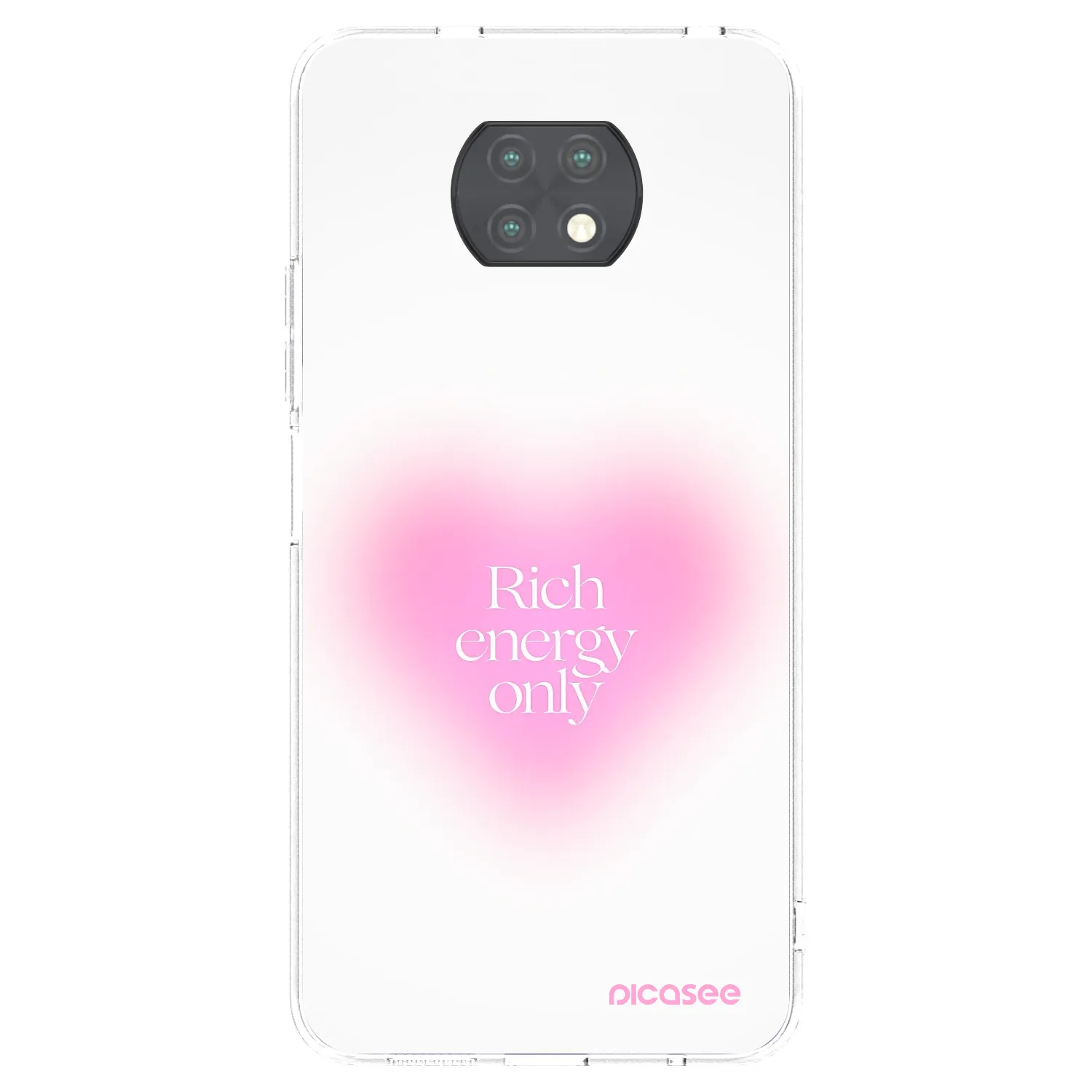 Picasee Xiaomi Redmi Note 9T Hülle - Transparentes Silikon - Rich Energy