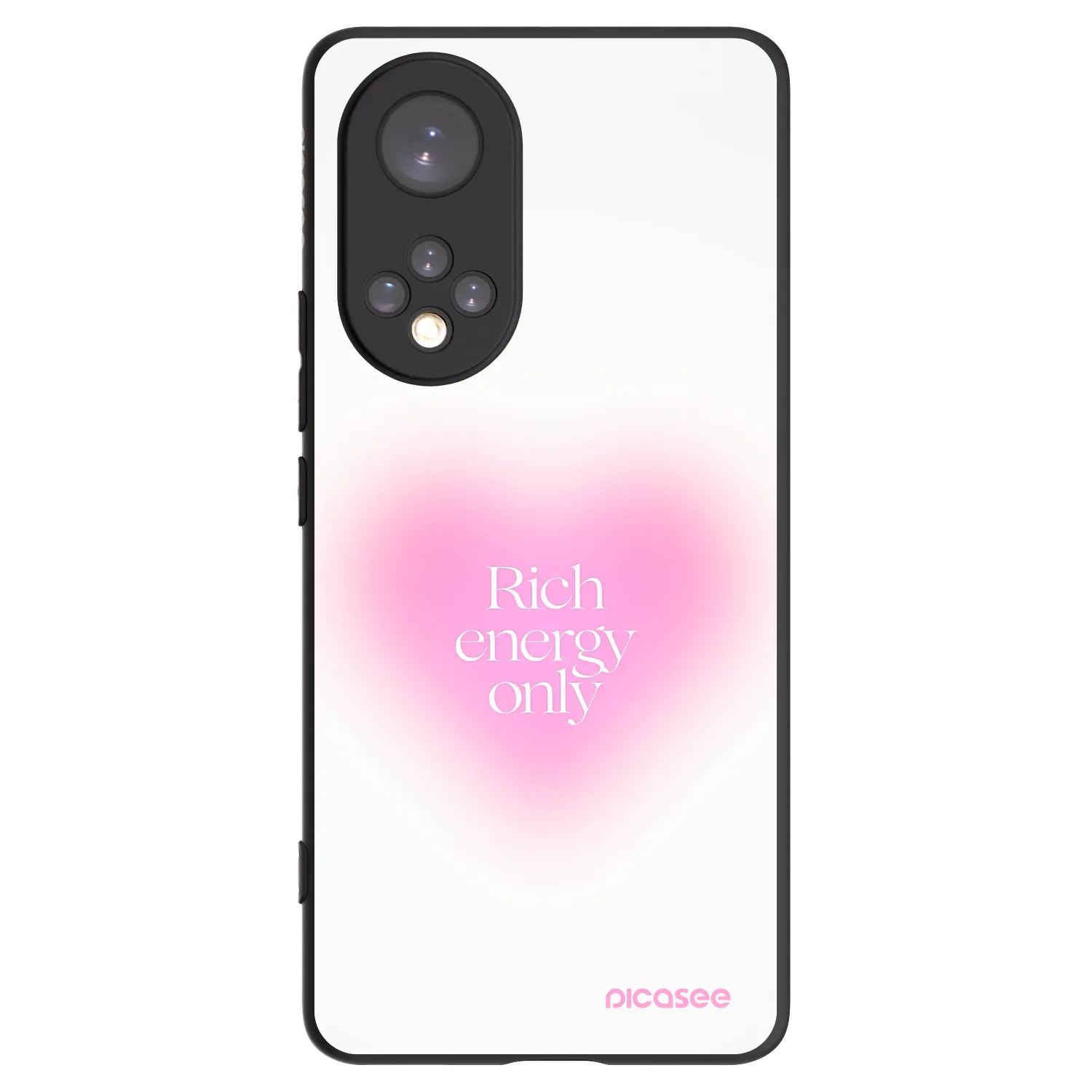 Picasee Honor 50 5G Hülle - Schwarzes Silikon - Rich Energy