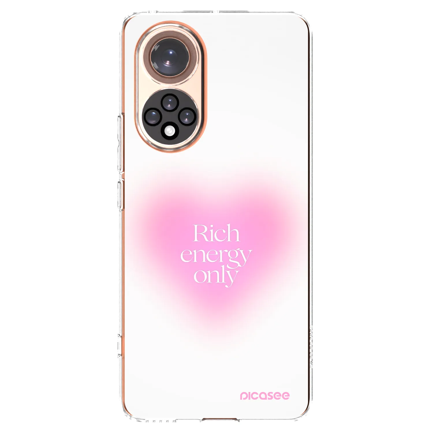 Picasee Honor 50 5G Hülle - Transparentes Silikon - Rich Energy
