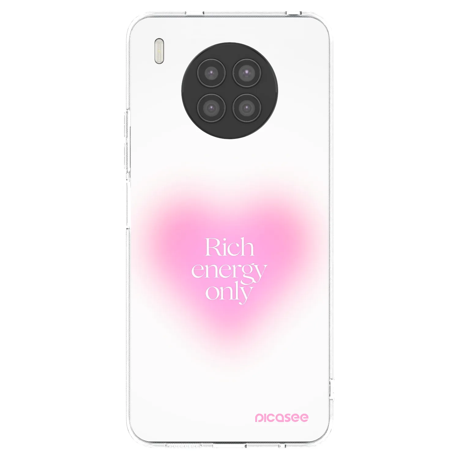 Picasee Huawei Nova 8i Hülle - Transparentes Silikon - Rich Energy