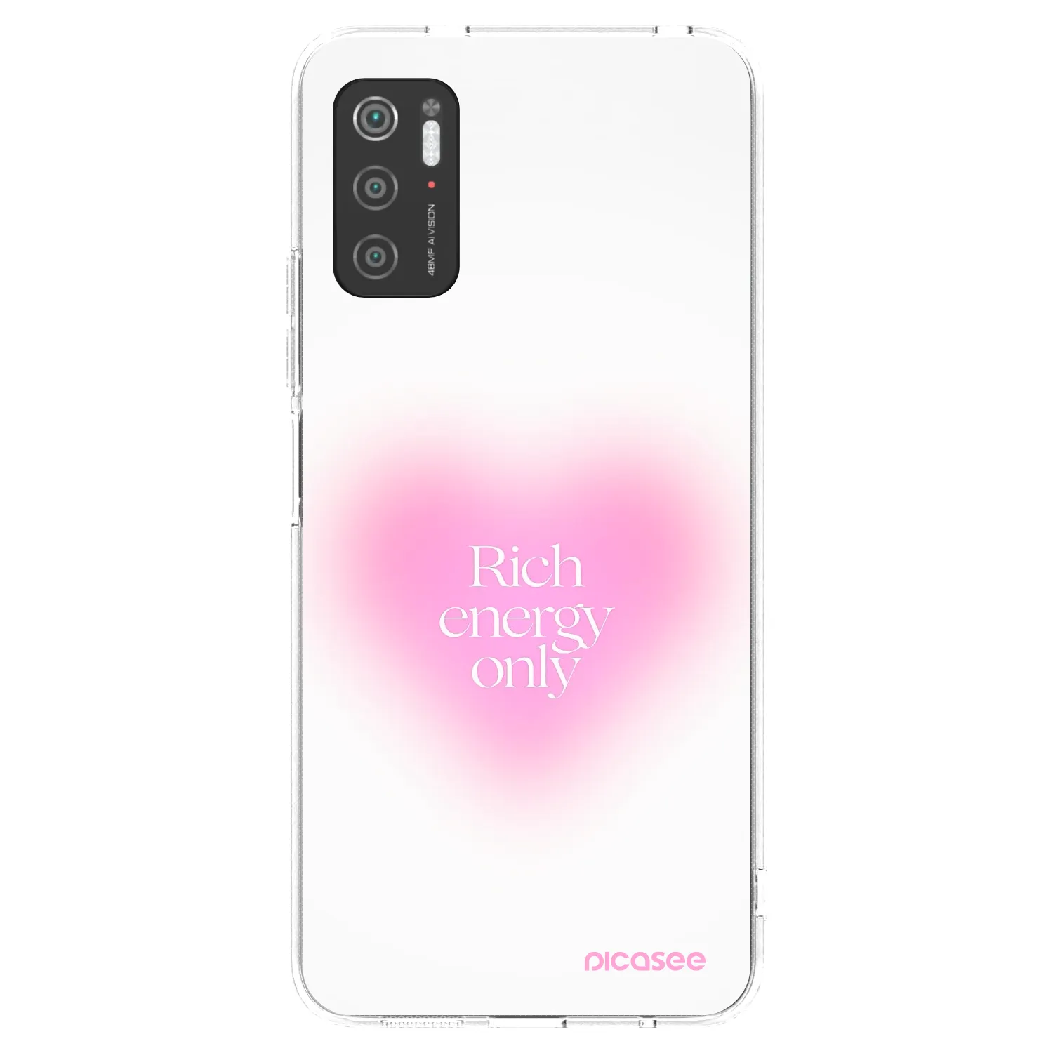 Picasee Xiaomi Poco M3 Pro 5G Hülle - Transparentes Silikon - Rich Energy
