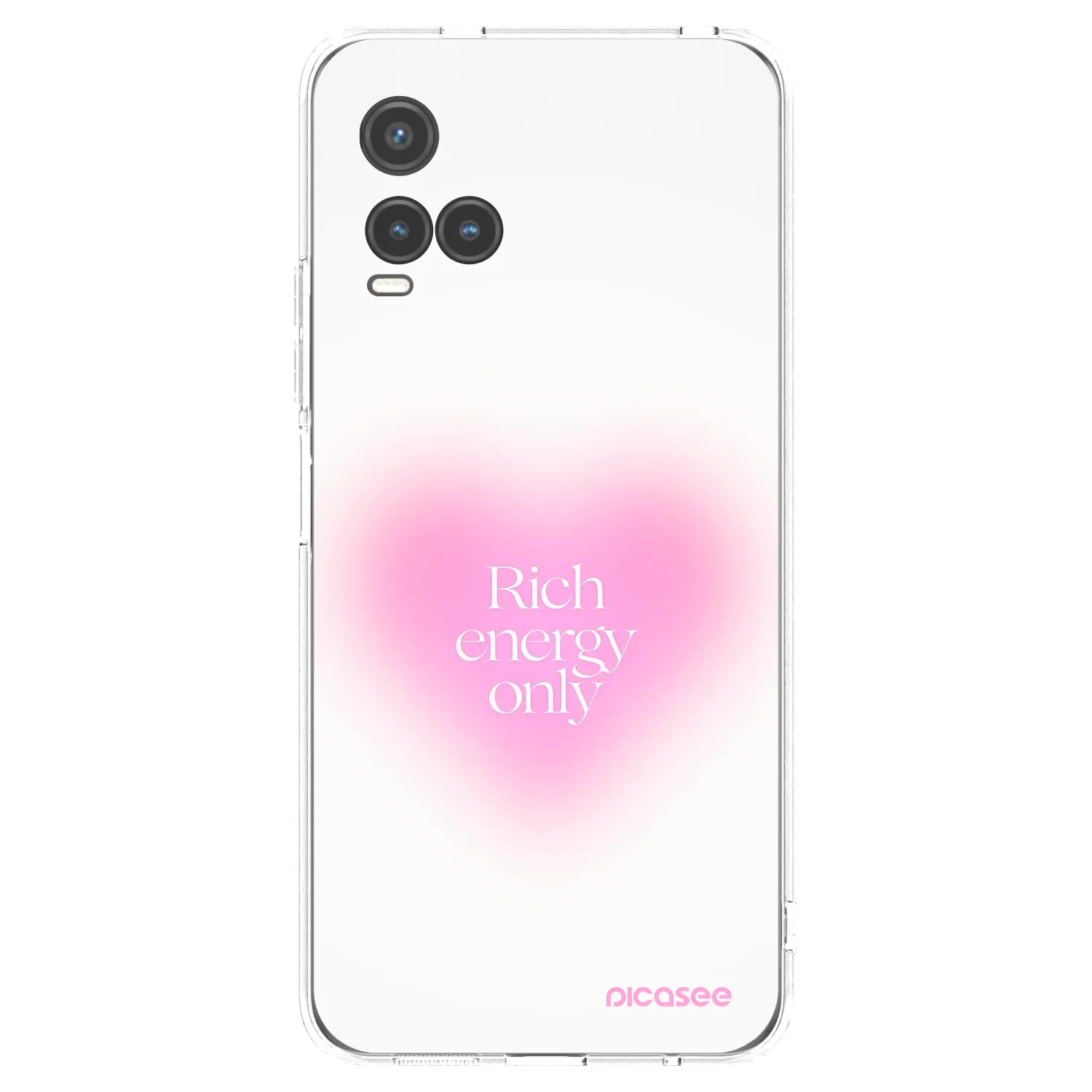 Picasee Vivo Y33s Hülle - Transparentes Silikon - Rich Energy