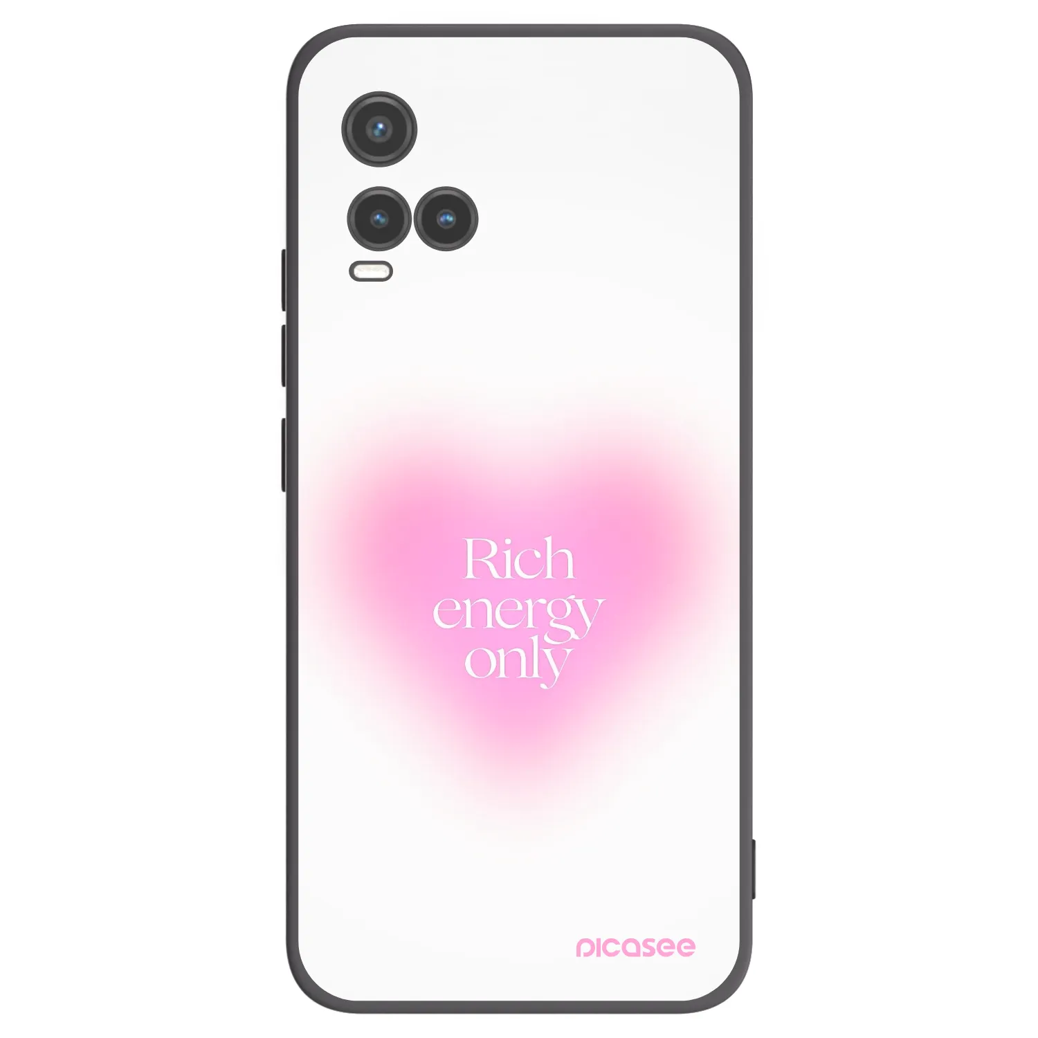 Picasee Vivo Y33s Hülle - Schwarzes Silikon - Rich Energy