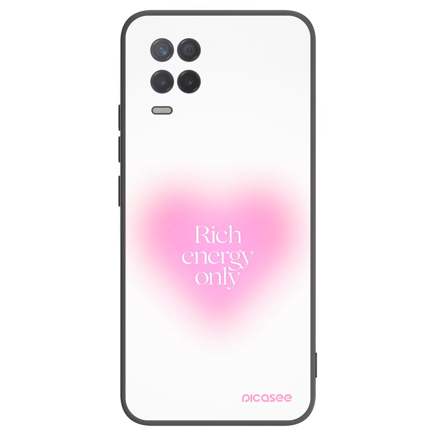 Picasee Realme 8 5G Hülle - Schwarzes Silikon - Rich Energy