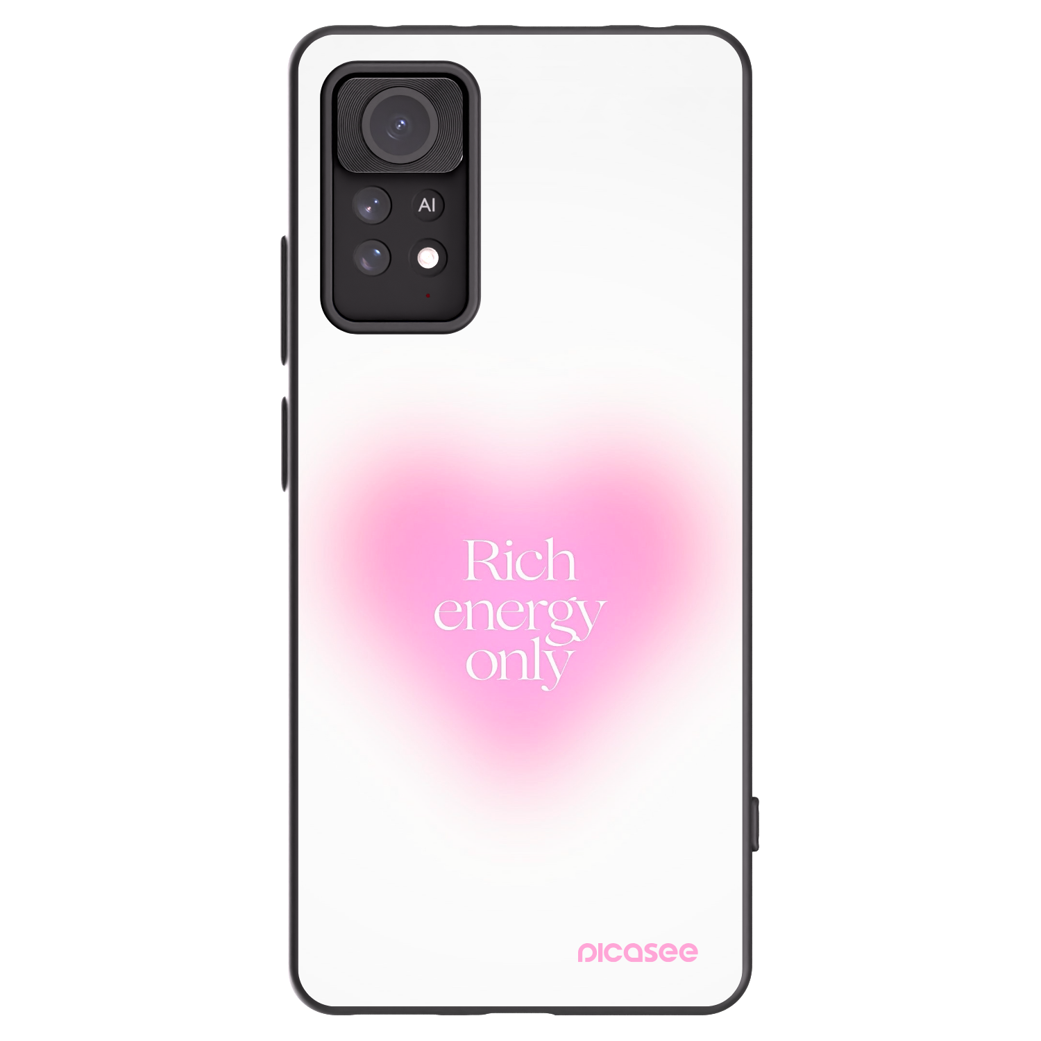 Picasee Xiaomi Redmi Note 11 Pro Hülle - Schwarzes Silikon - Rich Energy