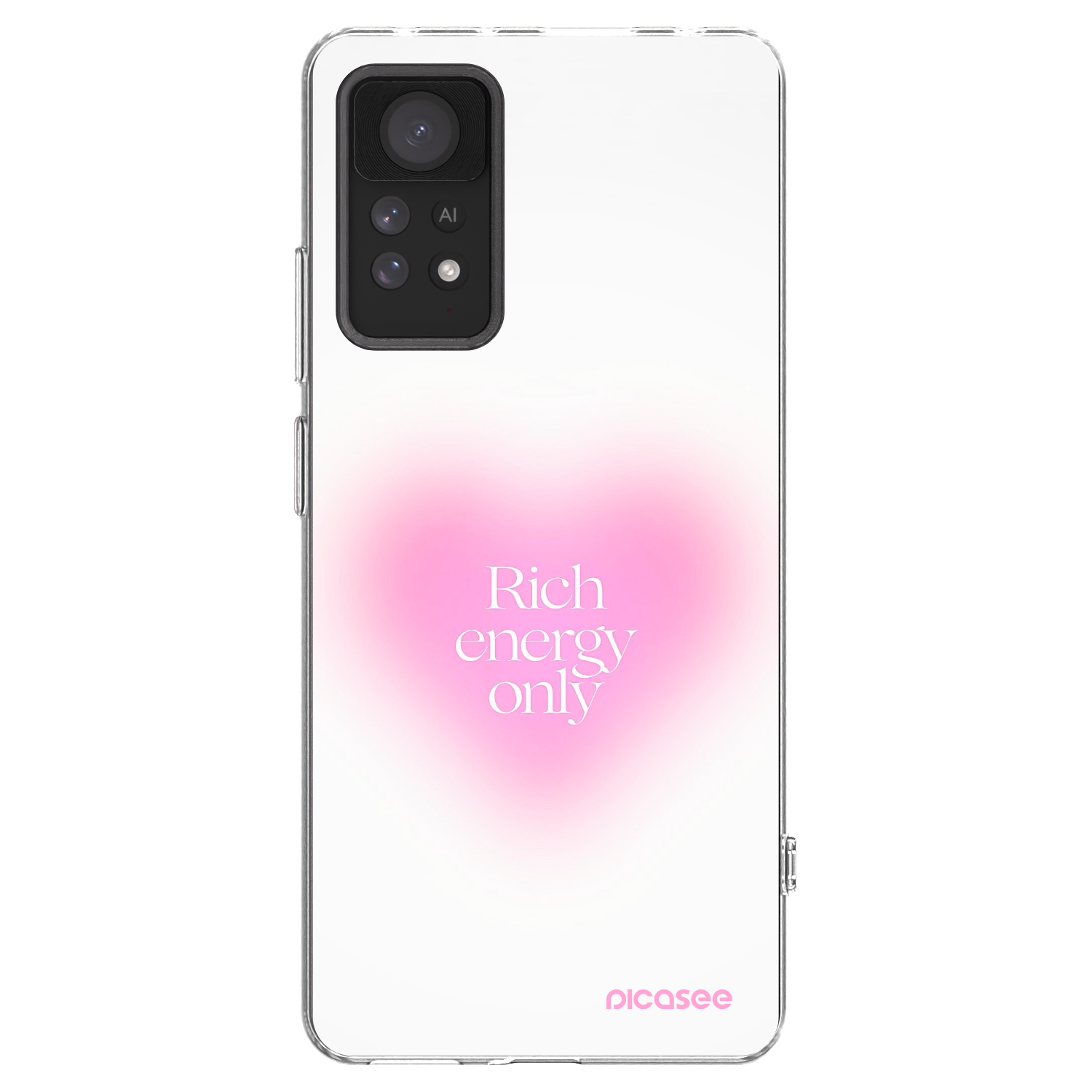 Picasee Xiaomi Redmi Note 11 Pro 5G Hülle - Transparentes Silikon - Rich Energy